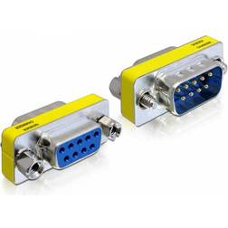 DeLock Angled DB-9-DB-9 M-F Adapter