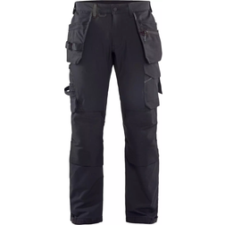 Blåkläder 1522 4-Way Stretch Craftsman Trousers - Black/Dark Grey