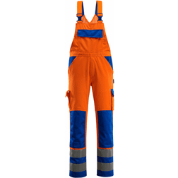 Mascot 07169-860 Compete Bib & Brace Overalls - Orange/Royal