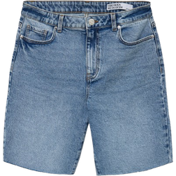Vero Moda Cleo Long Shorts - Blue/Light Blue Denim