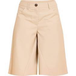 PrettyLittleThing Extreme Wide Leg Longline Shorts - Camel