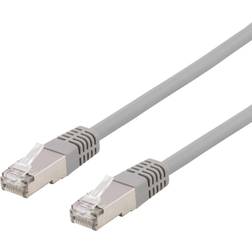 Deltaco Cat6 S/FTP LSZH RJ45 - RJ45 M-M Grey 20m