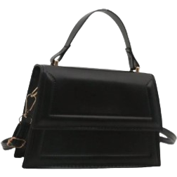 Shein 1 New Mini-Fashion Handbag With Solid Color Texture PU Fabric Flip Square Handbag Simple Western Style Joker Commuting Elegant Shoulder Bag With Detachable Adjustable Shoulder Strap