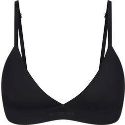 SKIMS x Nike Shine Triangle Bra - Obsidian