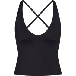 SKIMS x Nike Shine V Neck Tank - Obsidian