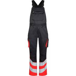 Engel 3547-319 Safety Light Bib Overall - Black/Red