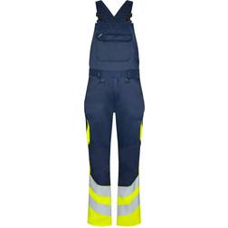 Engel 3547-319 Safety Light Bib Overall - Blue Ink/Yellow