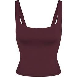 SKIMS x Nike Matte Square Neck Tank - Currant