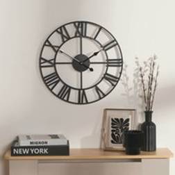 OHS Skeleton Black Wall Clock 101.6cm
