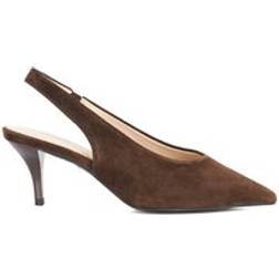 Dune London Cyra Suede Court Shoes - Brown
