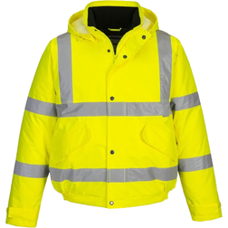 Portwest S463 Hi-Vis Winter Bomber Jacket - Yellow