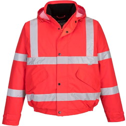 Portwest S463 Hi-Vis Winter Bomber Jacket - Red