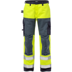 Fristads 2585 Flame Work Trousers - High Vis Yellow/Navy
