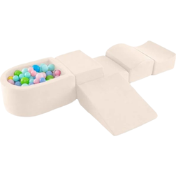 Costway 5 Piece Climb & Crawl Playset with Ball Pit
