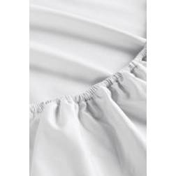 Christy 500TC Premium Sateen Luxury Fitted Sheets Double Bed Sheet White