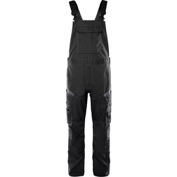 Fristads 1556 STFP Bib'N'Brace - Black/Grey
