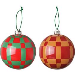 IKEA VINTERFINT Red/Green Christmas Tree Ornament 2pcs