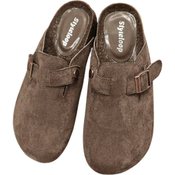 Styleloop Fashionable Women's Mules Slippers - Brown