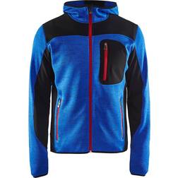 Blåkläder 4930 Knitted Vest With Soft Shell Jacket Cornflower Blue/Black