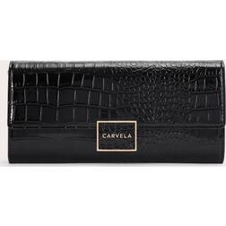 Carvela Women's Jessica Clutch Croc Print Bag
