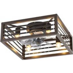 Living and Home Ceiling Fan Light Black