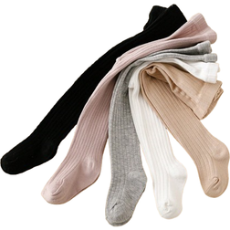 Shein Baby Girls Simple Versatile Striped Leggings 5-pairs