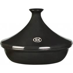 Emile Henry Tagine Black with lid 5 L 32 cm
