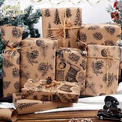 Shein Vintage Kraft Paper For Christmas