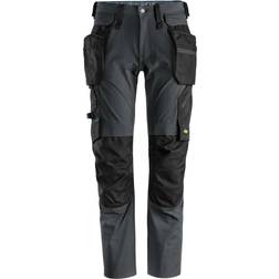 Snickers Workwear 6208 Litework Trousers Steel Grey\Black
