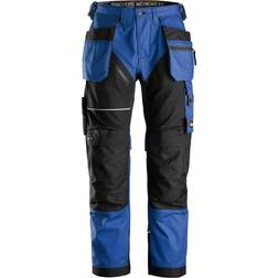 Snickers Workwear 6214 RuffWork Trousers Holster Pockets True Blue/Black