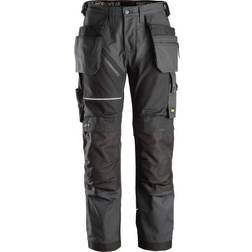 Snickers Workwear 6214 RuffWork Trousers Holster Pockets Steel Grey/Black