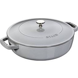 Staub Chistera Graphite Gray with lid 24 cm