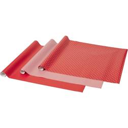 IKEA Gift Wrapping Papers Vinterfint 3x0.7m 3pcs Red/White