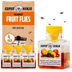 Super Ninja Fruit Fly Trap 4pcs