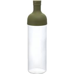 Hario Cold Brew Tea Bottle With Filter 0.75L Olive Green Kitchenware