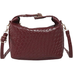 Shein French High-End Woven Bag For Women 2025 New Style Western-Style Dumpling Bag