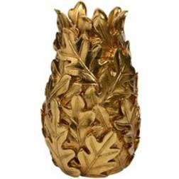 Hestia Gold Oak Leaf One Size Vase
