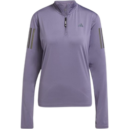 adidas Women's Own The Run Half Zip Jacket - Preloved Violet