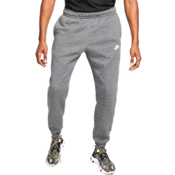 Nike Sportswear Club Fleece Men's Trousers - Charcoal Heather/Anthracite/White