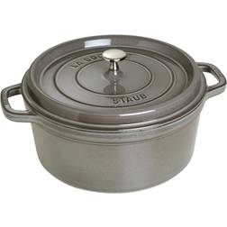 Staub - med lock 6.7 L 28 cm