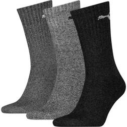 Puma Adult Crew Sports Socks 3-pack Unisex - Grey