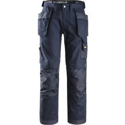 Snickers Workwear 3214 Canvas+ Work Trousers - Navy