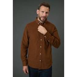 Debenhams Corduroy Long Sleeve Shirt - Brown