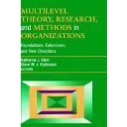 Multilevel Theory, Research and Methods in Organizations (Hardcover, 2000)
