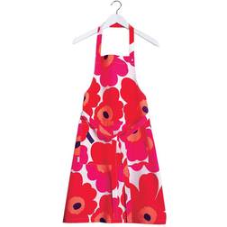 Marimekko Pieni Unikko Apron Red (85x84cm)