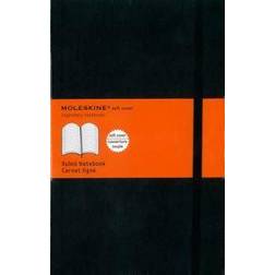 Carnet Classique A5 192 Feuilles Pages Ligné Couverture Souple Noir