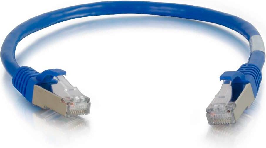 C2G S/FTP Cat6a RJ45 Booted 0.3m