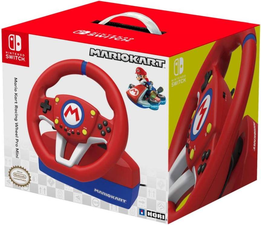 Pro racing wheel Hori Nintendo Switch Mario Kart Pro Mini Racing Wheel Controller