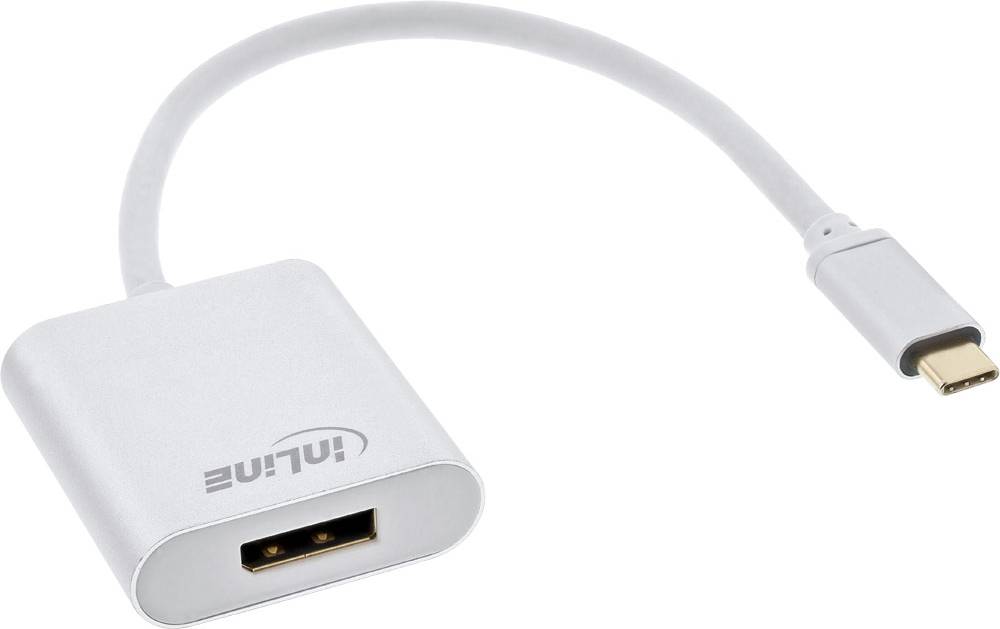 InLine USB C-DisplayPort M-F 0.2m