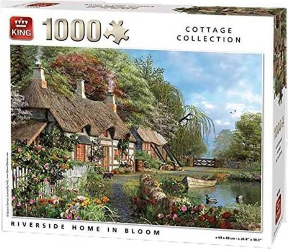 Cottage Collection Riverside Home in Bloom 1000 Pieces